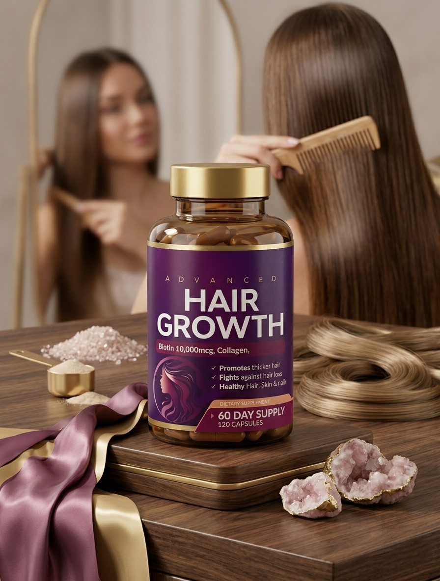 Vitaminas Crecimiento Cabello Colágeno